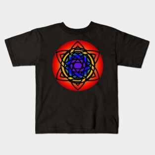 Interlaced Celtic Rainbow Star Kids T-Shirt